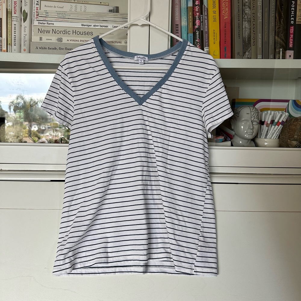 Splendid Striped V neck t shirt